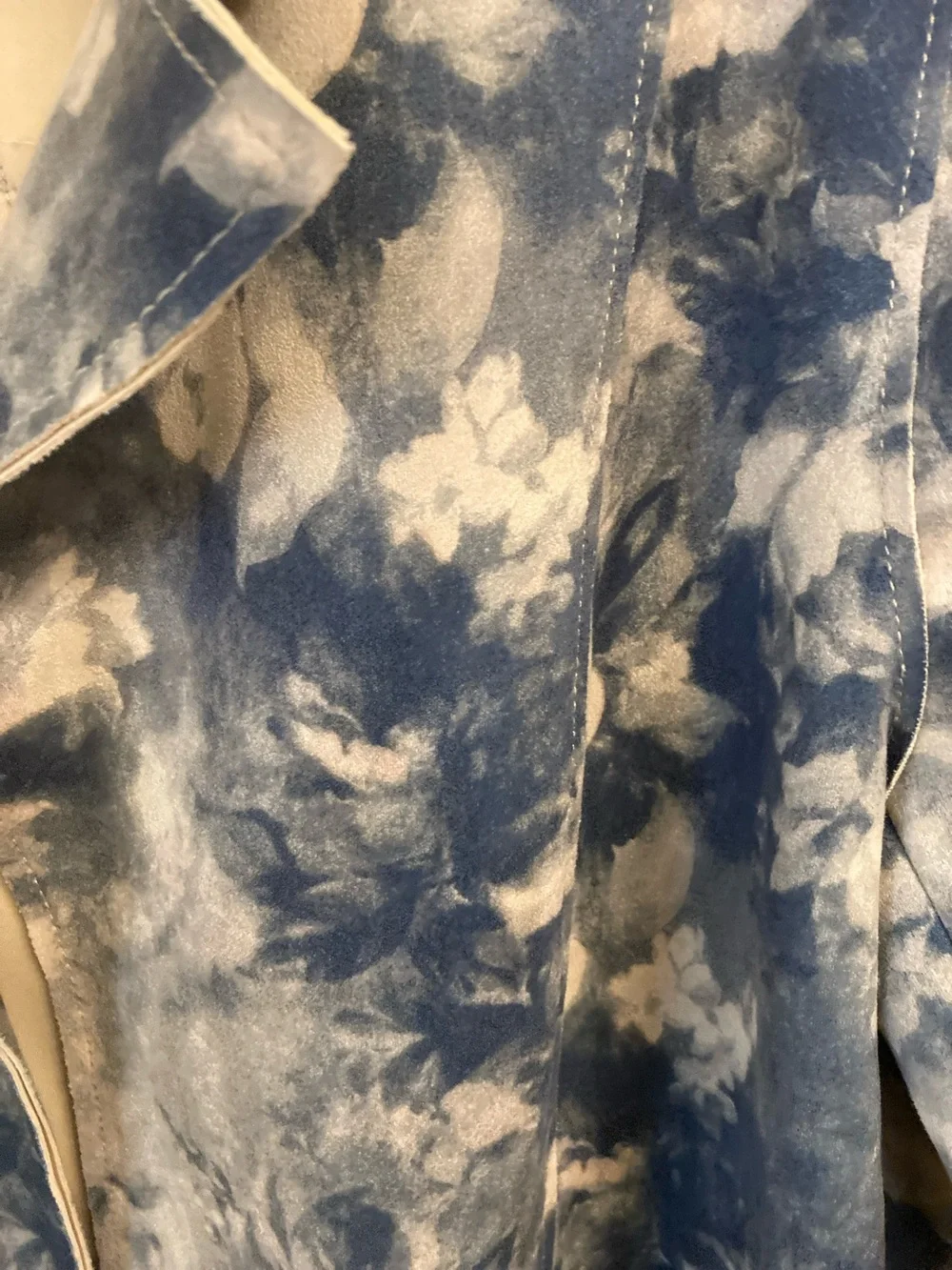 Premise Navy & Cream Floral Open Front Blazer - Picture 3 of 9